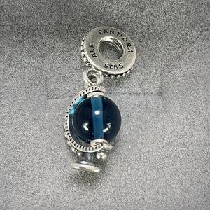 Pandora Blue Globe Dangle Charm S925 ALE Pendant Bracelets